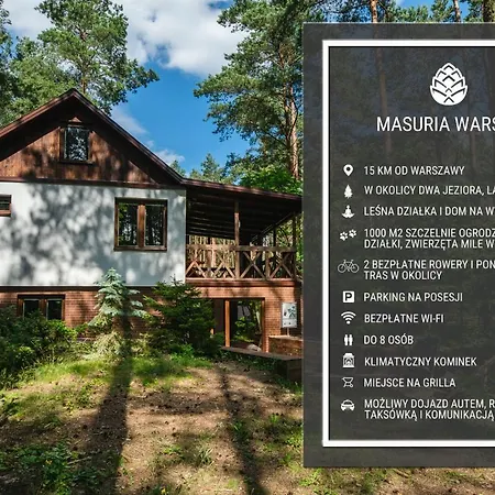 Masuria Warsaw - Dom Na Wylacznosc - W Lesie I Przy Rzece - 15 Min Od Warszawy Skrzeszew